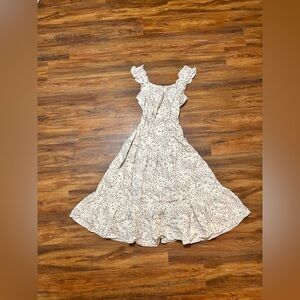 Current Air Smocked Midi Dress - Size S
